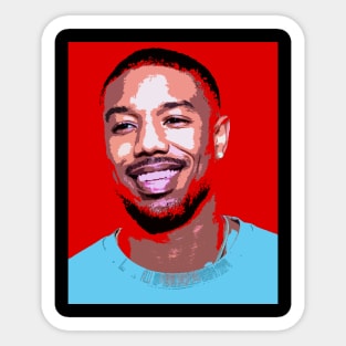 michael b jordan Sticker